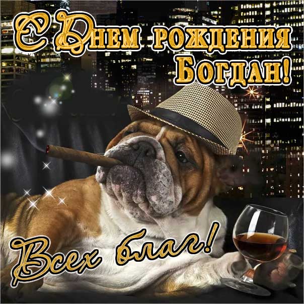 Богдан поздравить открытки день рождения