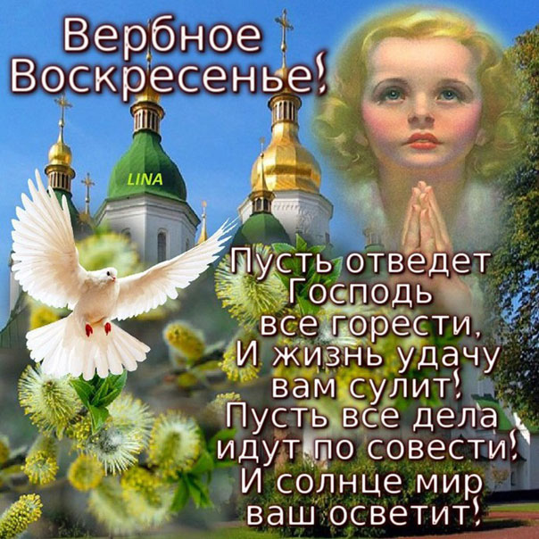 Верующим открытки вербное воскресенье
