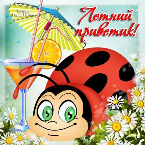Веселые открытки Привет